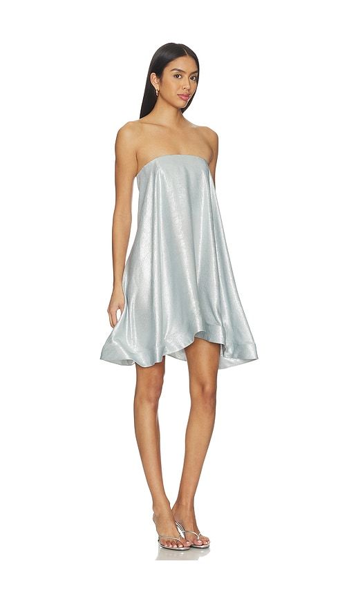 Aman Mini Dress in Metallic Silver. - size 10/M (also in 12/L) - L'IDEE - Modalova