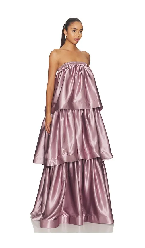 Valentina Gown in Purple. - size 10/M (also in 12/L, 6/XS, 8/S) - L'IDEE - Modalova