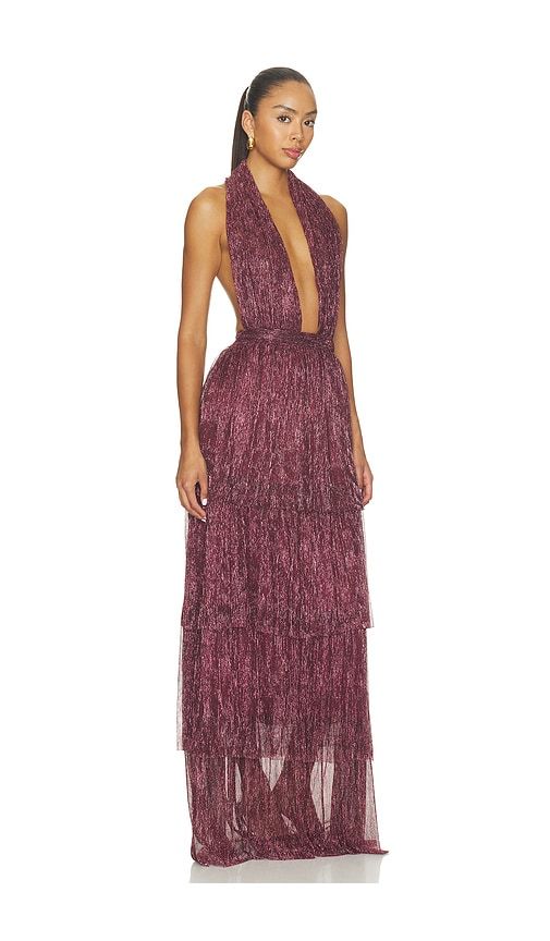 Nammos Dress in Burgundy. - size 10/M (also in 14/XL) - L'IDEE - Modalova