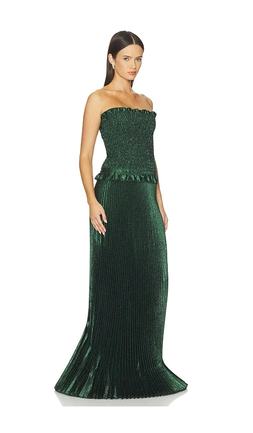 Maya Gown in Green. - size 10/M (also in 12/L, 6/XS, 8/S) - L'IDEE - Modalova