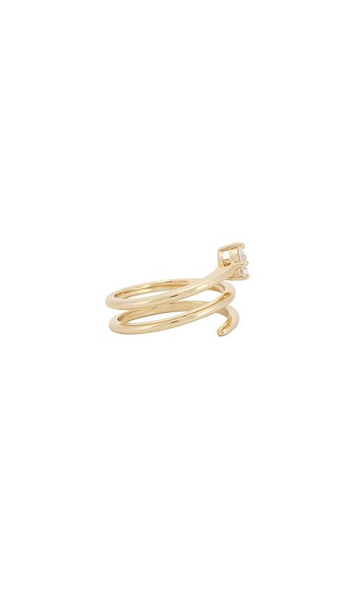 Bloom Wrap Ring in Metallic . - size 5 (also in 7) - Lili Claspe - Modalova