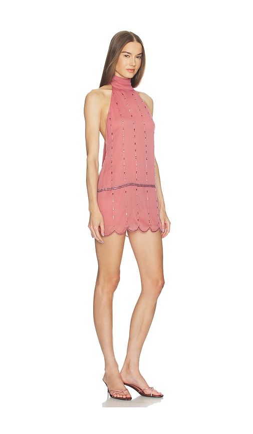 Addison Beaded Mini Dress in Pink. - size XS (also in XXS) - LOBA - Modalova