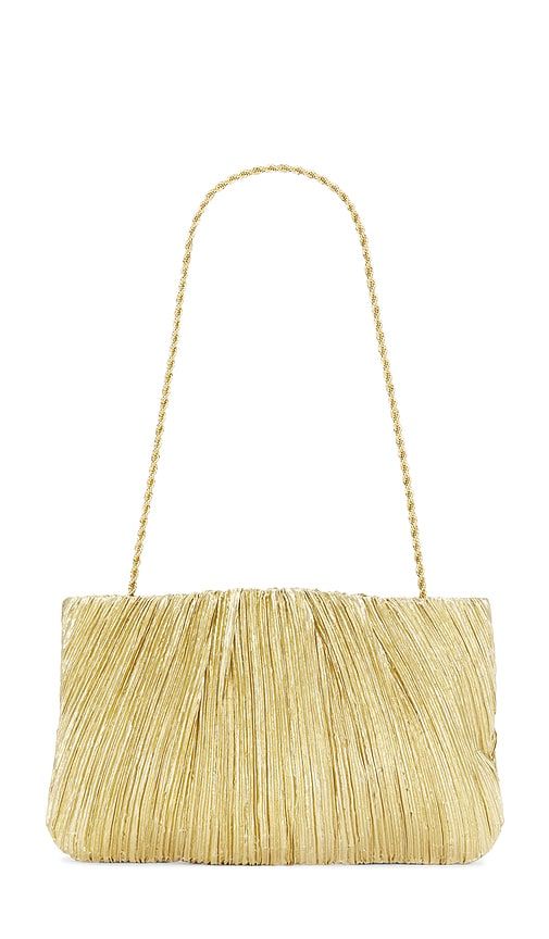 Brit Flat Pleated Pouch in Metallic - Loeffler Randall - Modalova
