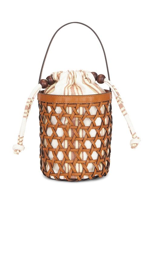 Laith Stripe Canvas & Beads Bucket Bag in Multi - Loeffler Randall - Modalova