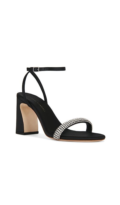 Malia Curved Sandal in Black. - size 10 (also in 7, 8, 8.5, 9) - Loeffler Randall - Modalova