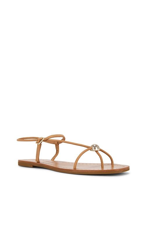 Lara Strappy Flat Sandal in Nude. - size 7.5 (also in 8.5, 9, 9.5) - Loeffler Randall - Modalova