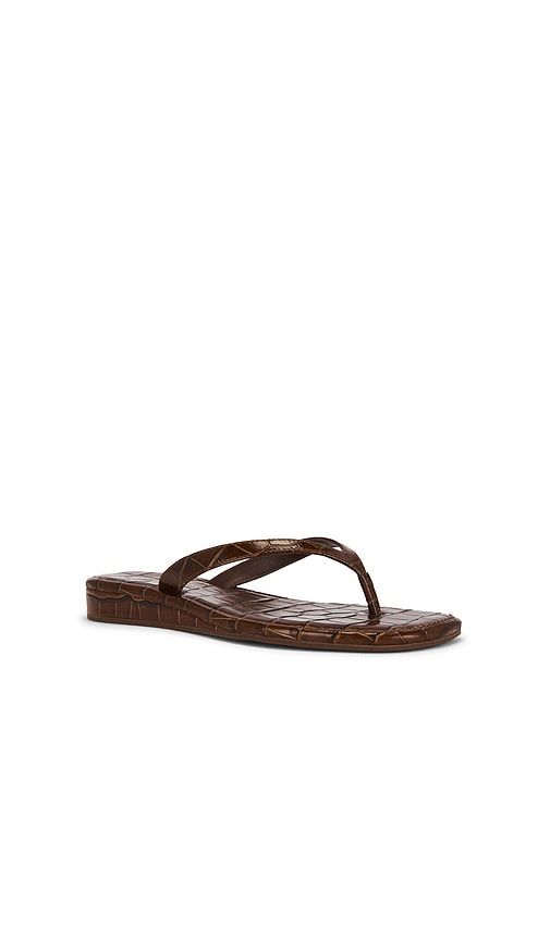 Lina Elevated Flip Flop in Brown. - size 10 (also in 7.5, 9.5) - Loeffler Randall - Modalova