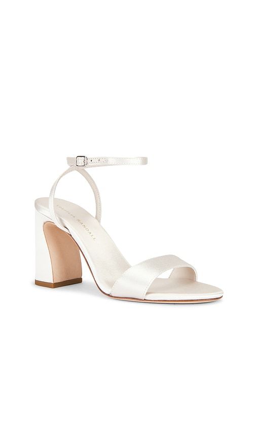 Malia Curved Heel Simple Sandal in Ivory. - size 10 (also in 9, 9.5) - Loeffler Randall - Modalova