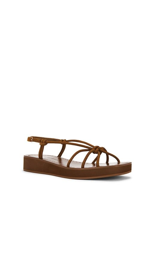 Nomi Elevated Sandal in Brown. - size 10 (also in 6, 7, 7.5, 8, 8.5, 9, 9.5) - Loeffler Randall - Modalova