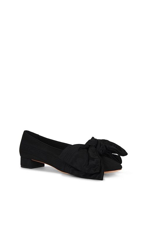 Noa Bow Flat in Black. - size 10 (also in 6, 6.5, 7, 7.5, 8, 8.5, 9, 9.5) - Loeffler Randall - Modalova