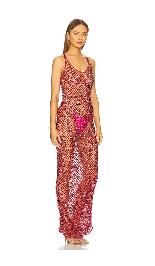 Sequin Tank Gown in Pink. - size 4 (also in 6) - LaPointe - Modalova