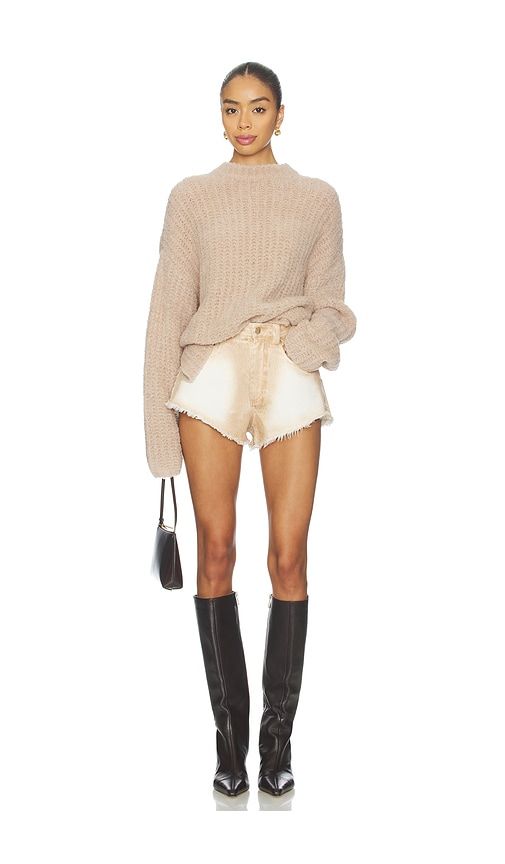 Oversized Crew Neck Sweater in . Taglia M/L. Also in XS/S - LaPointe - Modalova
