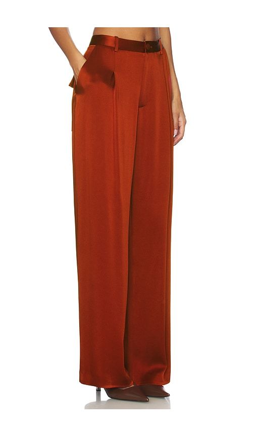 Satin Relaxed Pleated Pant in . - size 2 (also in 4, 6) - LaPointe - Modalova