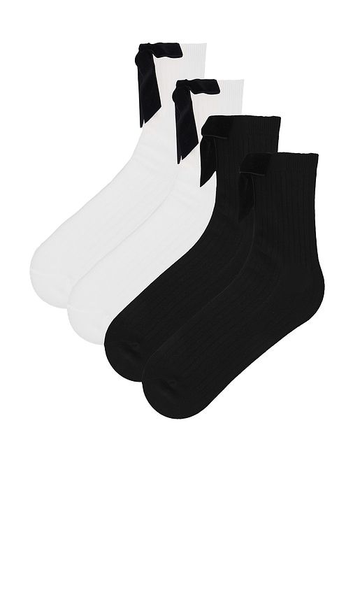 Angelina Bow Socks 2 Pack in - Lovers and Friends - Modalova