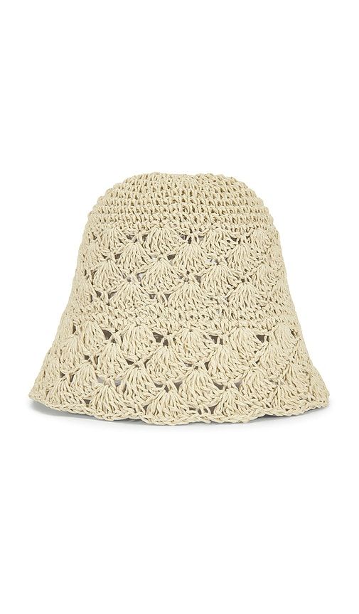 Cori Raffia Hat in Neutral - Lovers and Friends - Modalova