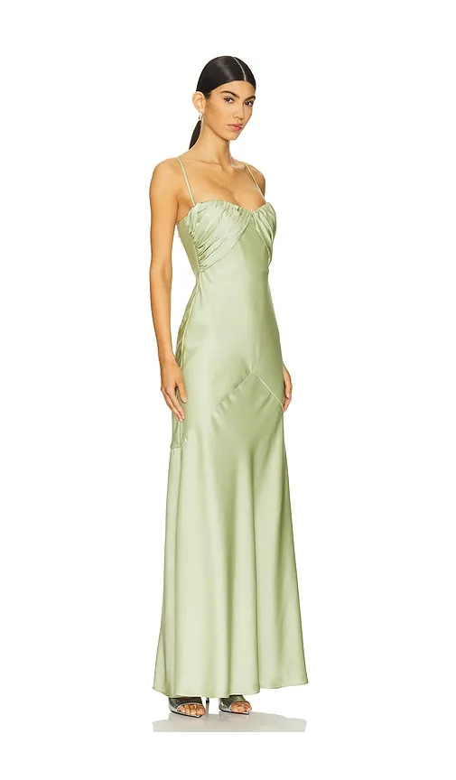 Janae Gown in Sage. - size L (also in M, XS) - Lovers and Friends - Modalova