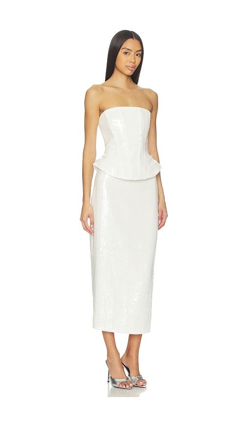 Alexia Sequin Midi Dress in White. - size M (also in S, XS) - Lovers and Friends - Modalova