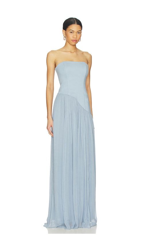 Alice Strapless Gown in Blue. - size M (also in XS, XXS) - Lovers and Friends - Modalova