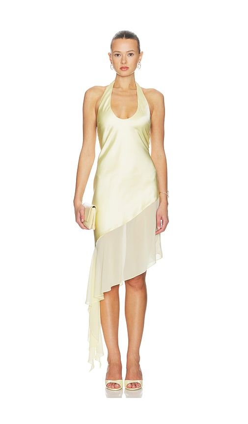 Celie Midi Dress in Lemon. - size L (also in M, S, XL, XXS) - Lovers and Friends - Modalova