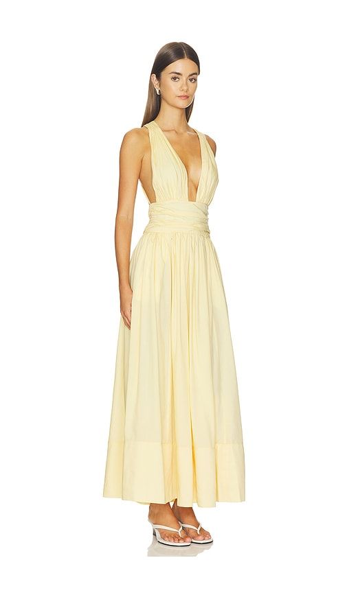 Sarina Midi Dress in Yellow. - size L (also in XL) - Lovers and Friends - Modalova