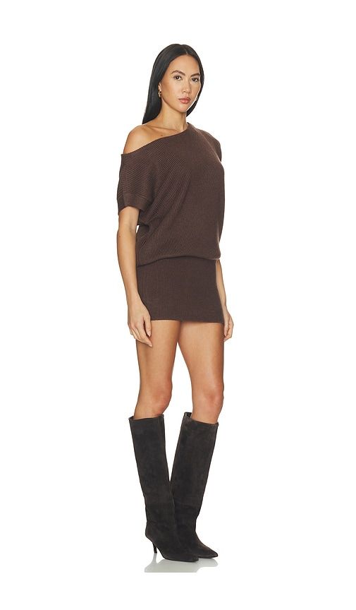Caydin One Shoulder Dress in Brown. - size L (also in M, S, XS) - Lovers and Friends - Modalova
