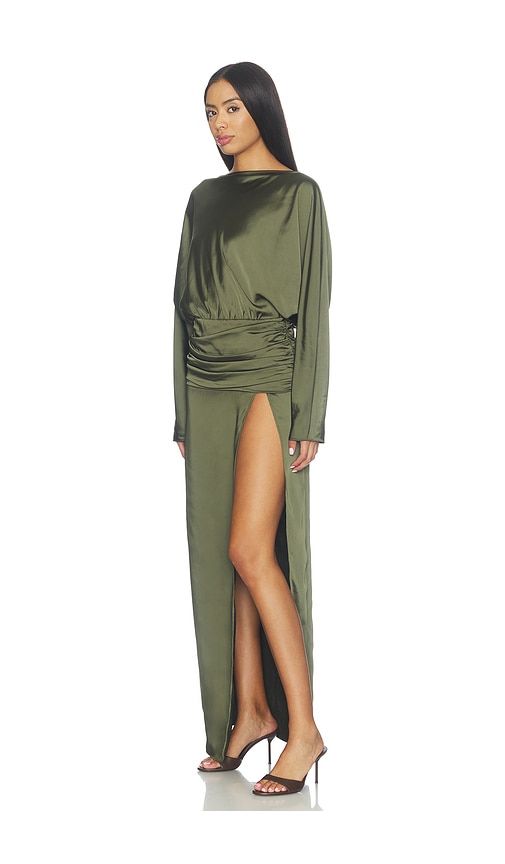 X Hannah Lizzy Raphaella Gown in Olive. - size M (also in S, XS, XXS) - Lovers and Friends - Modalova