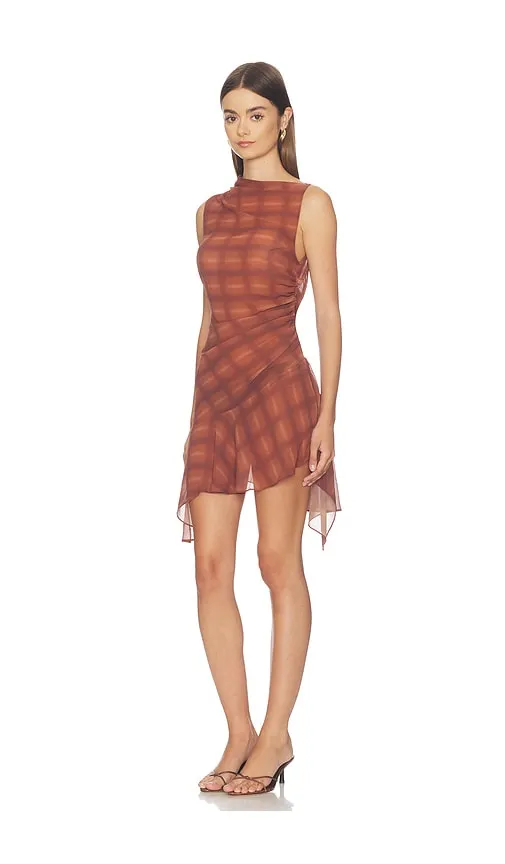 Amari Mini Dress in Brown. - size M (also in S) - Lovers and Friends - Modalova