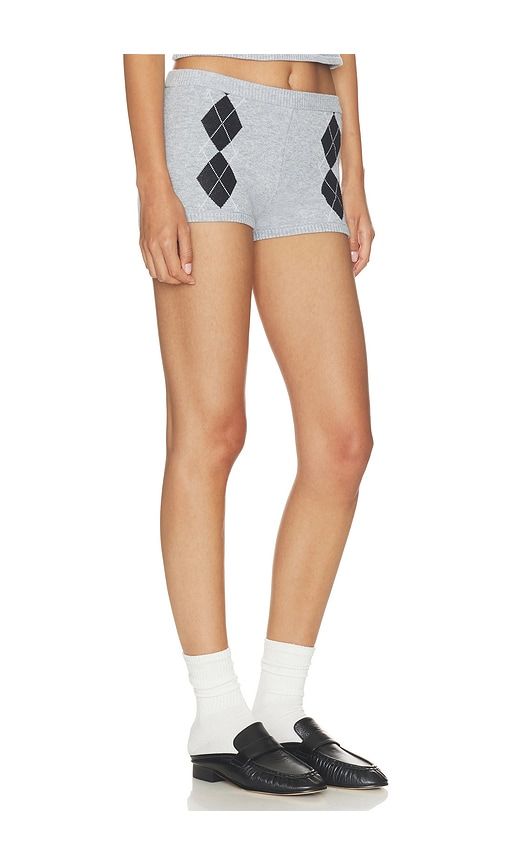 Gisselle Argyle Short in Grey. - size L (also in M, S, XL, XS, XXS) - Lovers and Friends - Modalova