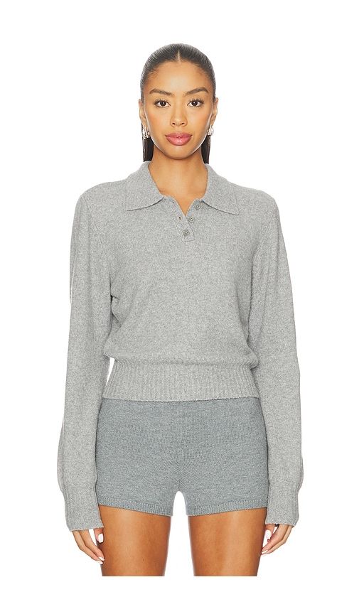 Mattelyn Polo Sweater in Grey. - size M (also in S, XS) - Lovers and Friends - Modalova
