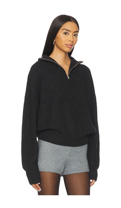 Shivani Zip Sweater in Charcoal. - size S (also in XS) - Lovers and Friends - Modalova
