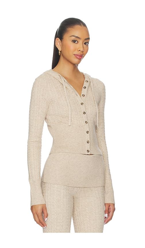 Paulina Button Up Hoodie in Beige. - size M (also in XL) - Lovers and Friends - Modalova