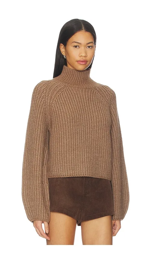 Martinea Funnel Neck Sweater in Brown. - size L (also in XS) - Lovers and Friends - Modalova