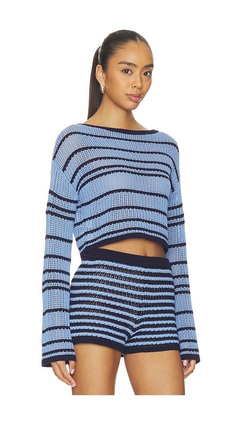 Muriel Open Stitch Pullover in Blue. - size L (also in M, S, XL, XS, XXS) - Lovers and Friends - Modalova