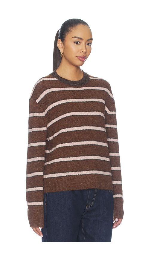 Kristin Stripe Pullover in Brown. - size L (also in M, S, XL, XS, XXS) - Lovers and Friends - Modalova