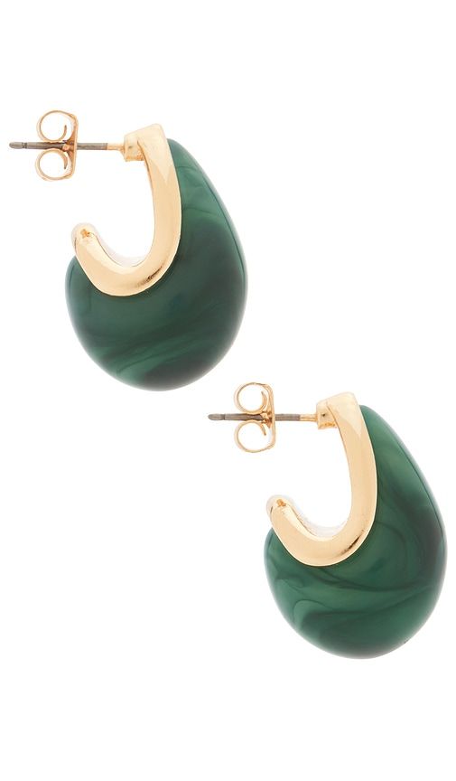 Devon Earrings in Green,Metallic - Lovers and Friends - Modalova