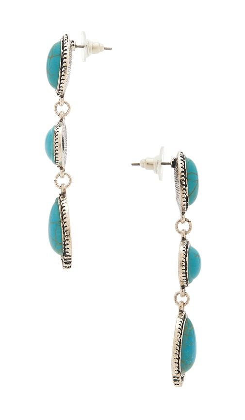 Leona Earrings in Teal - Lovers and Friends - Modalova
