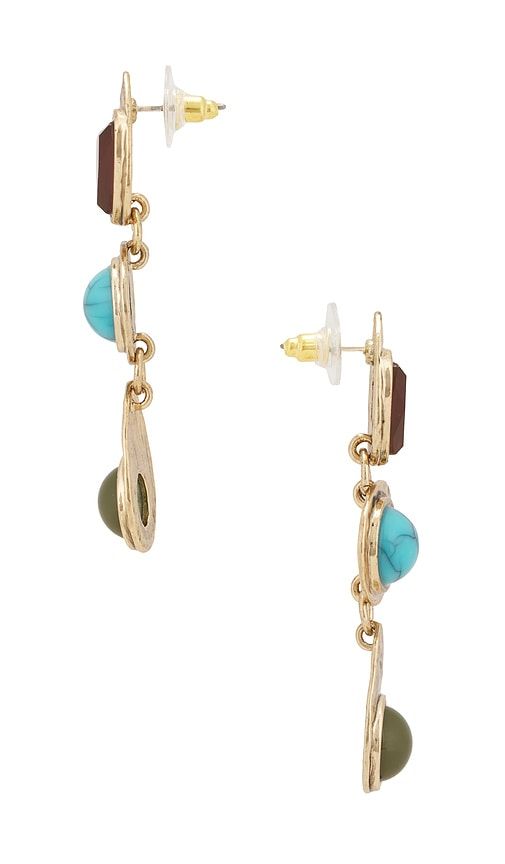 Drift Earrings in Metallic - Lovers and Friends - Modalova