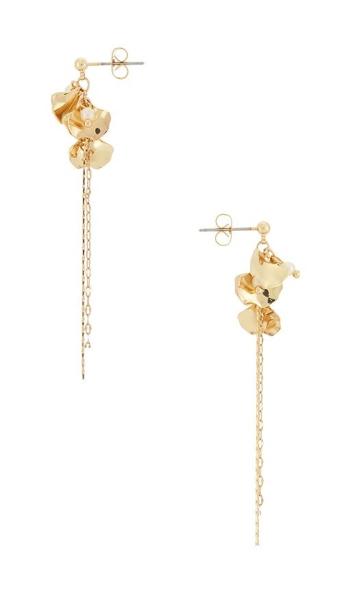 Aurora Petal Drop Earrings in Metallic - Lovers and Friends - Modalova