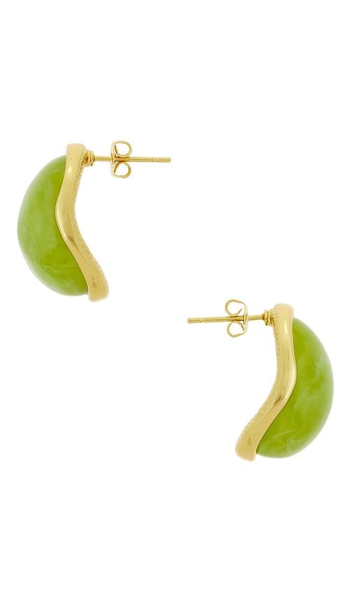 Livia Earrings in Green - Lovers and Friends - Modalova