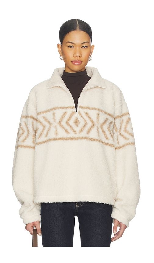 Dani Half Zip Pullover in Beige. - size M (also in XS, XXS) - Lovers and Friends - Modalova