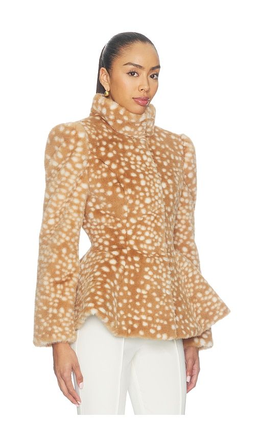 Bambella Faux Fur Jacket in Brown. - size M (also in S, XS) - Lovers and Friends - Modalova