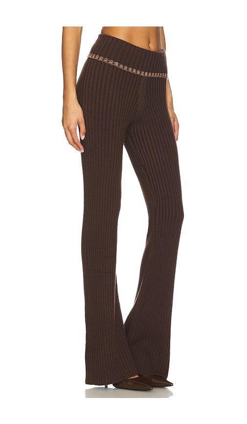 Tila Rib Pant in Chocolate. - size S (also in XS) - Lovers and Friends - Modalova