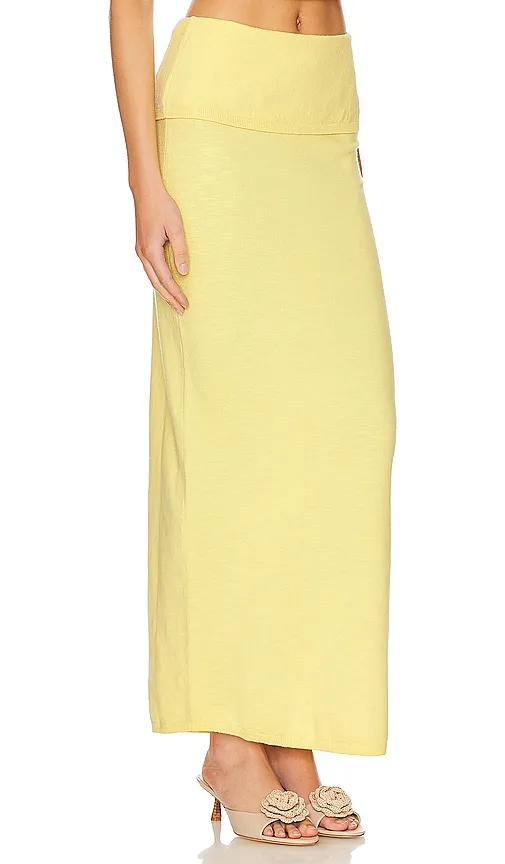Lumielle Maxi Skirt in Yellow. - size L (also in M, S, XXS) - Lovers and Friends - Modalova