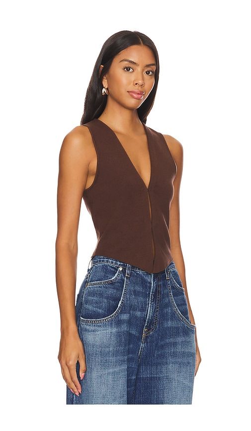 Margie Vest in Chocolate. - size M (also in S, XS) - Lovers and Friends - Modalova