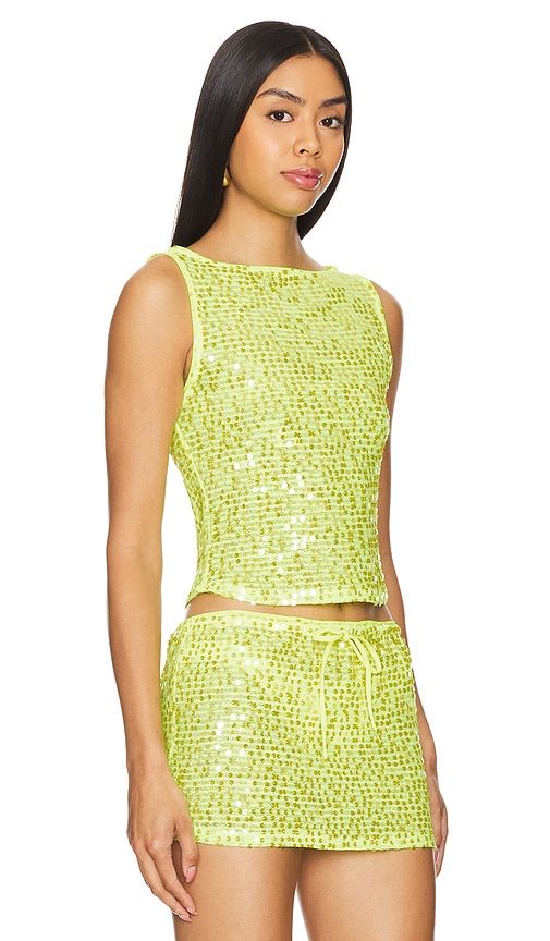 Erin Sequin Top in Green. - size M (also in S, XS) - Lovers and Friends - Modalova