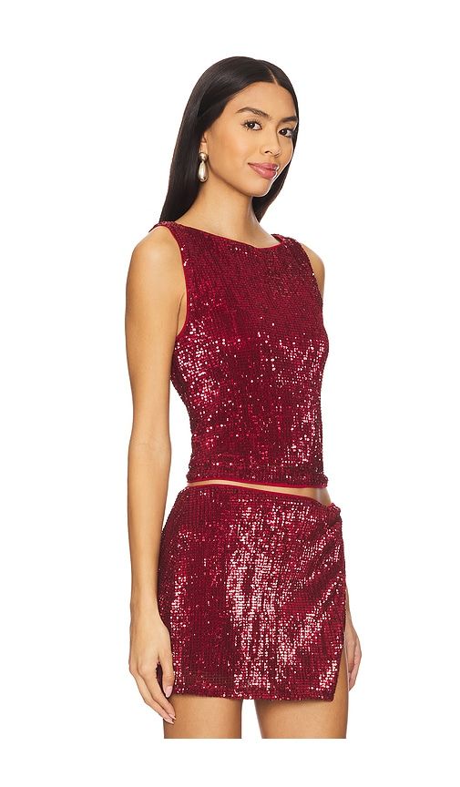 Selma Top in Burgundy. - size M (also in S) - Lovers and Friends - Modalova