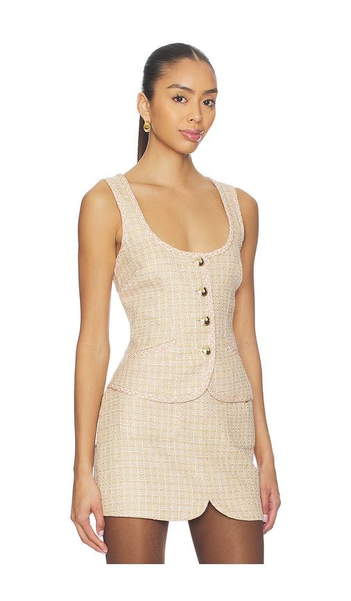 Vanessa Tweed Top in Neutral. - size M (also in XL, XS) - Lovers and Friends - Modalova