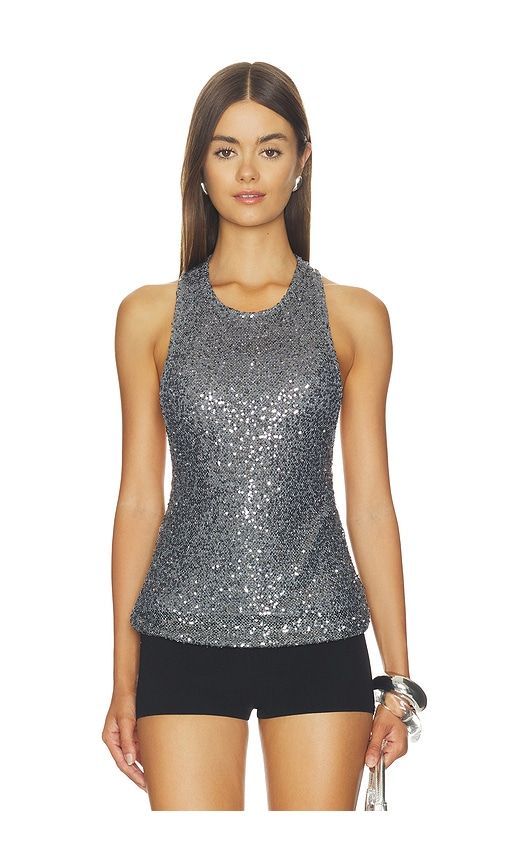 Kaye Top in Metallic Silver. - size L (also in M, S, XL, XXS) - Lovers and Friends - Modalova