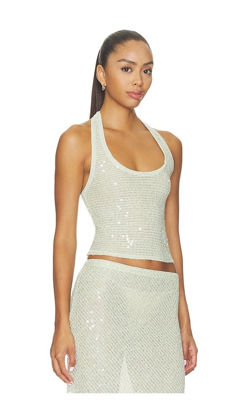 Erika Sequin Top in Mint. - size L (also in M, S, XL, XS) - Lovers and Friends - Modalova