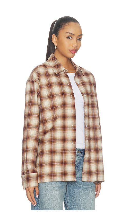 Samira Flannel Top in Brown. - size M (also in S, XS, XXS) - Lovers and Friends - Modalova